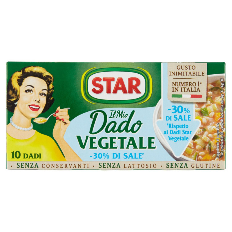 STAR DADO VEGETALE -30% SALE 10 CUBI GR.100