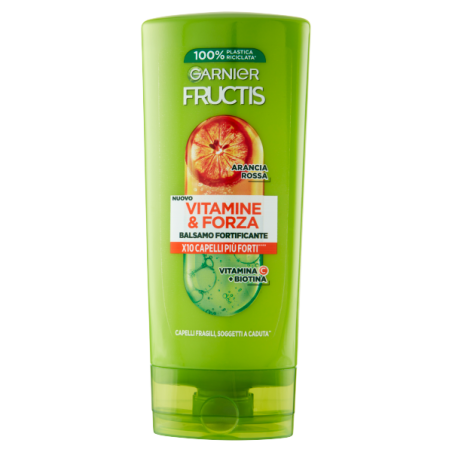 Garnier Fructis Balsamo Vitamine & Forza, balsamo fortificante, ideale per capelli fragili, 200 ml