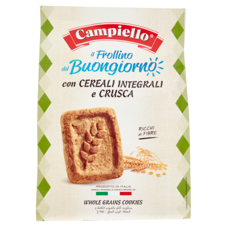 Campiello il Frollino del Buongiorno con Cereali Integrali e Crusca 700 g