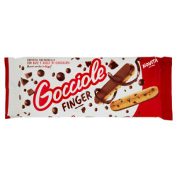 Pavesi Gocciole Finger Biscotti con Gocce di Cioccolato 120g