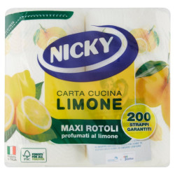 Nicky Limone Carta Cucina 2 pz