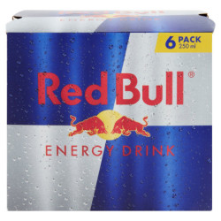 RED BULL ENERGY DRINK, 250 ML (6 LATTINE)