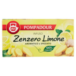 Pompadour Infuso Zenzero Limone 20 x 1,8 g