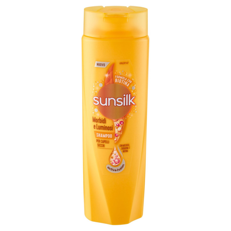 SUNSILK CHAMPÚ SUAVE Y BRILLANTE PARA CABELLO SECO 250 ML