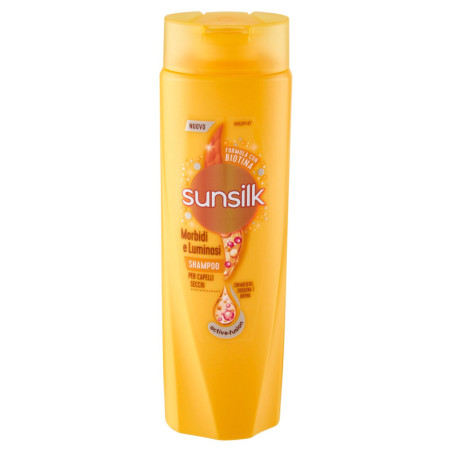 SUNSILK CHAMPÚ SUAVE Y BRILLANTE PARA CABELLO SECO 250 ML