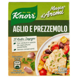 KNORR MAGIE DES ARÔMES AIL ET PERSIL CUBES 9 X 10 G