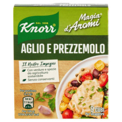 KNORR MAGIE DES ARÔMES AIL ET PERSIL CUBES 9 X 10 G