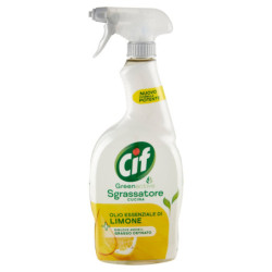 CIF GREENACTIVE DÉGRAISSANT CUISINE HUILE ESSENTIELLE DE CITRON 650 ML