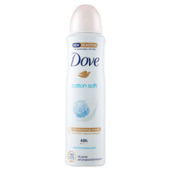 DOVE COTTON ANTITRASPIRANTE AROMA LILI & FREESIA SOFT WHITE 150 ML