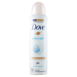 DOVE COTTON ANTITRASPIRANTE AROMA LILI & FREESIA SOFT WHITE 150 ML