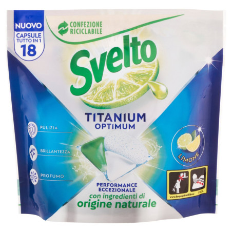 Svelto Titanium Optimum Limone 18 Capsule 261 g