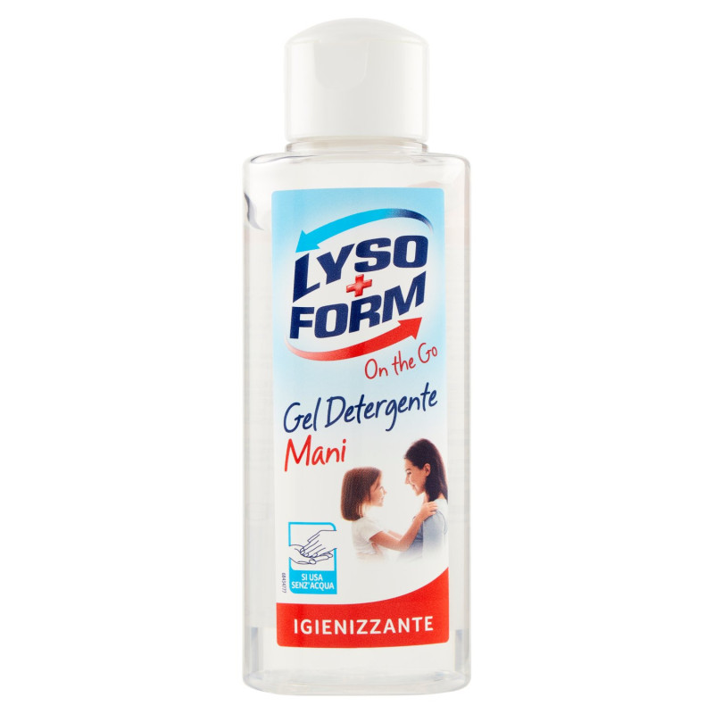 LYSOFORM ON THE GO GEL DETERGENTE MANI IGIENIZZANTE 100 ML