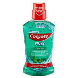 COLGATE PLAX BAIN DE BOUCHE MENTHE DOUCE AVEC ANTIBACTÉRIEN 500 ML