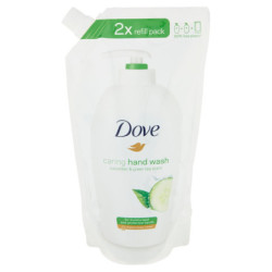 DOVE CARING MANOS AROMA PEPINO Y TÉ VERDE RECAMBIO 500 ML