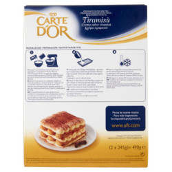 CARTE D'OR PREPARATO IN POLVERE PER TIRAMISÙ 2 X 245 G