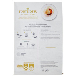 CARTE D'OR PRÉPARATION PROFESSIONNELLE POUR NOUGAT SEMIFREDO 1360 G