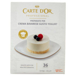 CARTE D'OR PROFESSIONAL PREPARATO PER CREMA BAVARESE GUSTO YOGURT 3 X 150 G