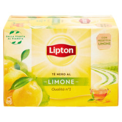 Lipton Tè Nero al Limone 20 Filtri 30 g