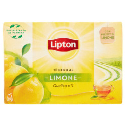 LIPTON TÉ NEGRO CON LIMÓN 20 FILTROS 30 G