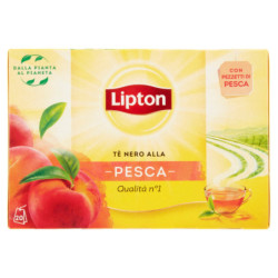 Lipton Tè Nero alla Pesca 20 Filtri 30 g