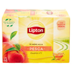 Lipton Tè Nero alla Pesca 20 Filtri 30 g