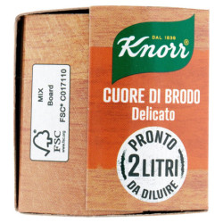 KNORR DELICADO CORAZÓN DE CALDO 4 X 28 G