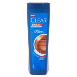 CLEAR MEN CHAMPÚ ANTICASPA ANTICAÍDA PARA CABELLO DEBIL 225 ML