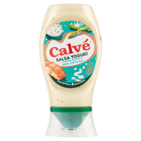 CALVÉ YOGURT SAUCE SOUR CREAM AND CHIVES 250 ML