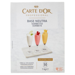 CARTE D'OR NEUTRAL BASE SORBET 1 KG