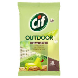 Cif Outdoor Salviette 15 pz