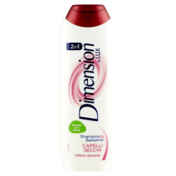 DIMENSION BY LUX SHAMPOOING & APRÈS-SHAMPOING 2EN1 EFFET HYDRATANT CHEVEUX SECS 250 ML