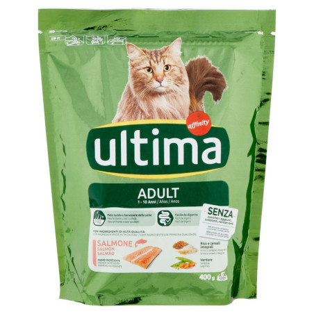 ULTIMA CAT ADULT 1-10 ANNI SALMONE 400 G