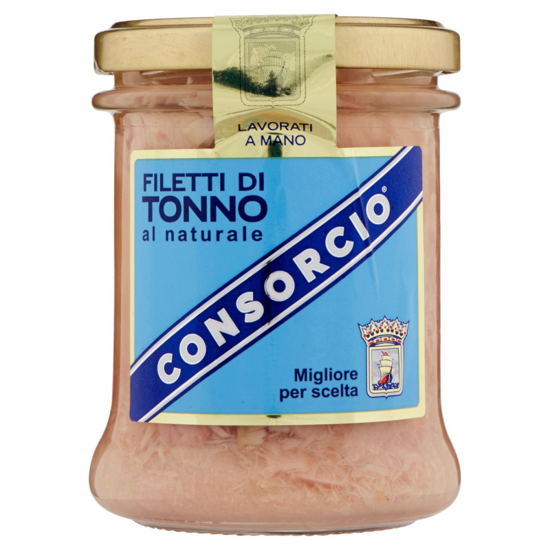 CONSORCIO NATURAL TUNA FILLETS 190 G