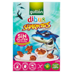 GULLÓN GLUTEN FREE DIBUS SHARKIES 250 G