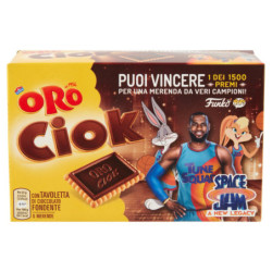 GALLETAS ORO CIOK CON BARRA DE CHOCOLATE NEGRO - 8 X 25 G