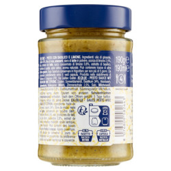 ADEREZO Y SALSA PARA PASTA DE PESTO DE ALBAHACA Y LIMÓN 190G