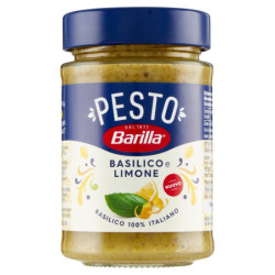 ADEREZO Y SALSA PARA PASTA DE PESTO DE ALBAHACA Y LIMÓN 190G