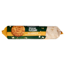 Gran Cereale Biscotti Gran Cereale Classico Fiocchi di Avena Farro Orzo Tubo 500g