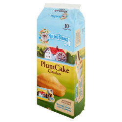 Mulino Bianco Plumcake Classico Merenda con Yogurt Italiano 10 pezzi 330g