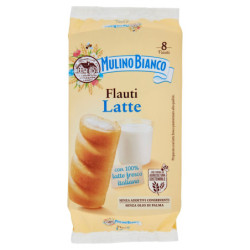 SNACK DE LECHE FLAUTI MULINO BIANCO CON LECHE 100% FRESCA ITALIANA 280G