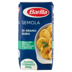 BARILLA DURUM WHEAT SEMOLINA IDEAL FOR ROMAN GNOCCHI AND SOUPS 300G