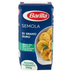 Barilla Semola Grano Duro Semolino Ideale per Gnocchi alla Romana e Minestre 300g