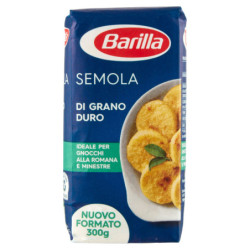 Barilla Semola Grano Duro Semolino Ideale per Gnocchi alla Romana e Minestre 300g