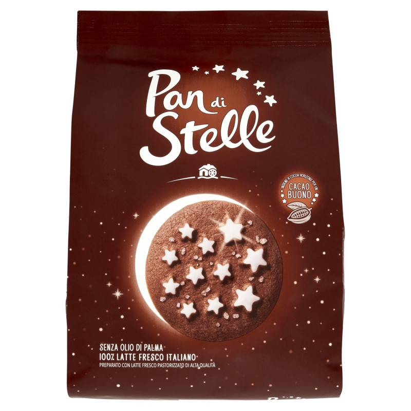 Pan di Stelle Biscotto al Cacao Nocciole e Latte Fresco 100% italiano 700g