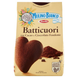 BISCUITS MULINO BIANCO BATTICOORI AU CACAO ET CHOCOLAT 350G