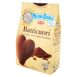 BISCUITS MULINO BIANCO BATTICOORI AU CACAO ET CHOCOLAT 350G