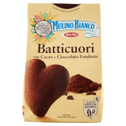 BISCUITS MULINO BIANCO BATTICOORI AU CACAO ET CHOCOLAT 350G