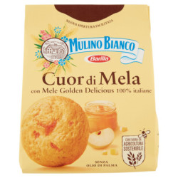 BISCUITS MULINO BIANCO CUOR DI MELA AUX POMMES 100% ITALIENNES 300G