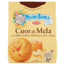 GALLETAS MULINO BIANCO CUOR DI MELA CON MANZANAS 100% ITALIANAS 300G