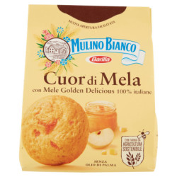 BISCUITS MULINO BIANCO CUOR DI MELA AUX POMMES 100% ITALIENNES 300G